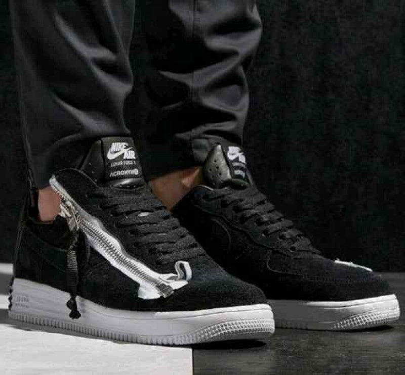 Nike Lunar Force 1 Acronym Black White
