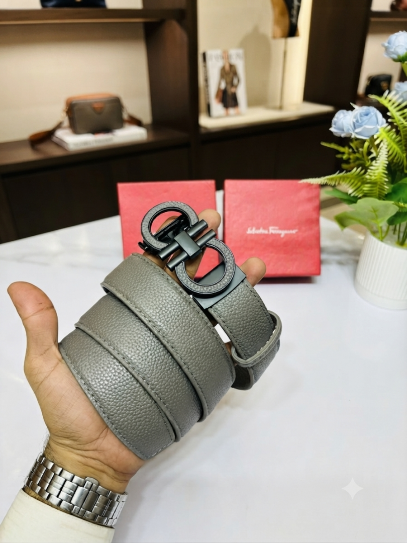 14 SF SALVATORE FERRAGAMMO PREMIUM QUALITY AUTOMATIC LOCK BELT