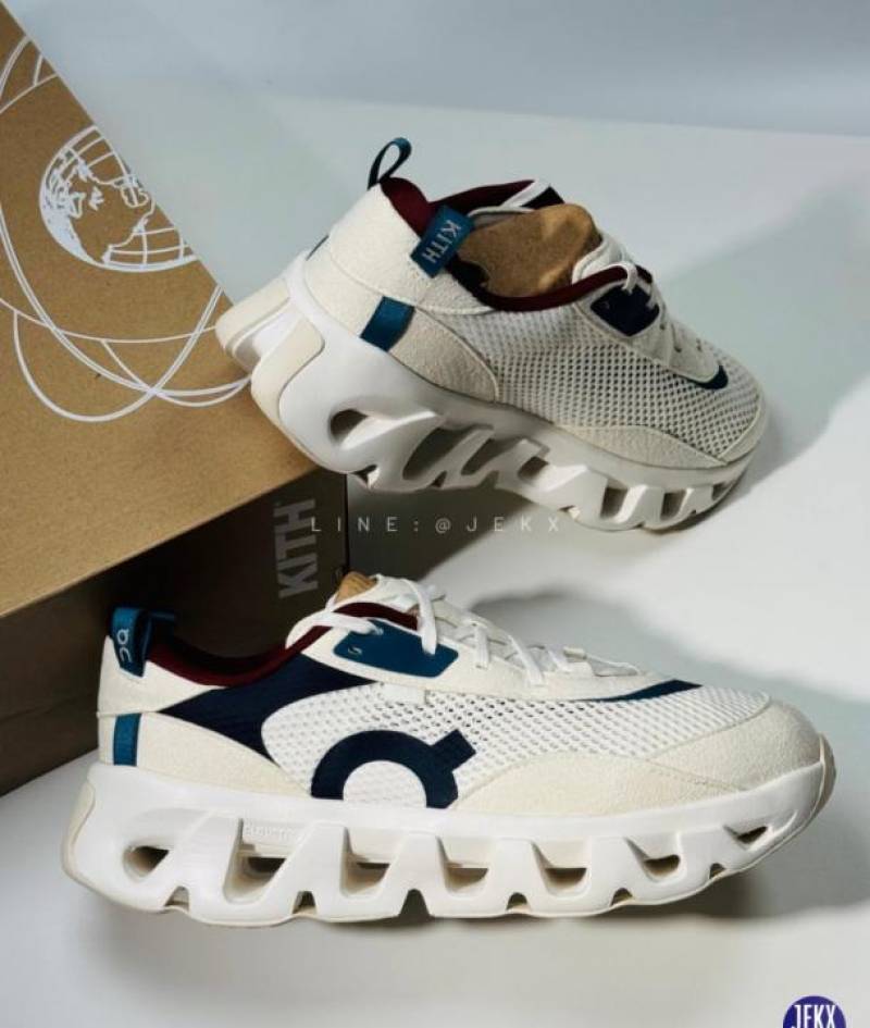 Kith X On Cloud K-Tech 2 White Real Teal