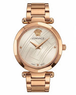 Versace heritage rose gold white dail