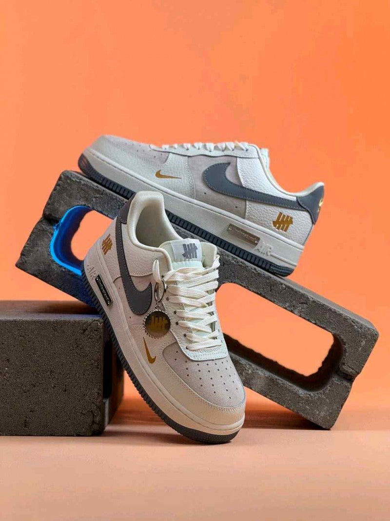 Nike Airforce 1 Low X Undefeated Custom Beige 1209