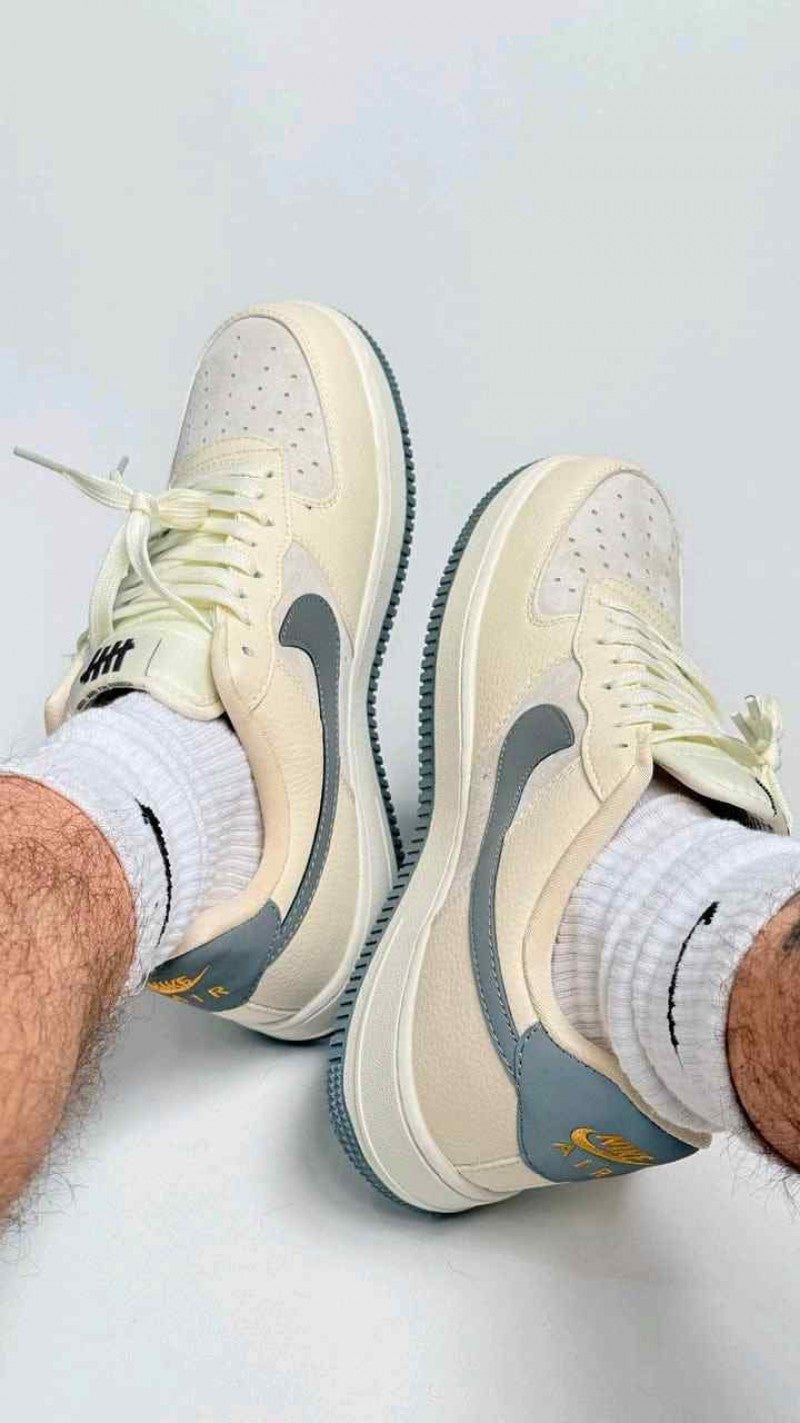 Nike Airforce 1 Low X Undefeated Custom Beige 1209