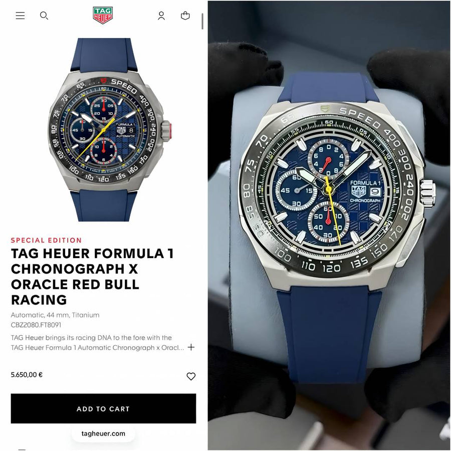 Tag heuee_r Formula 1 Chronograph full blue