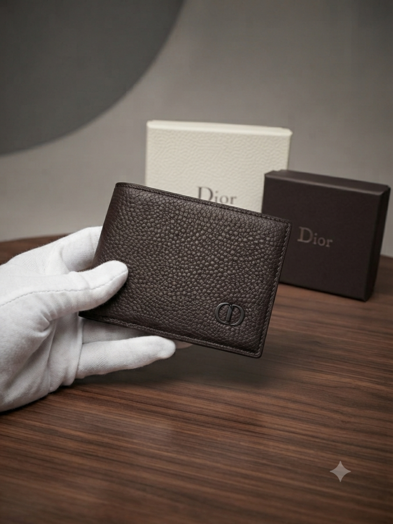 103 CHRISTIAN DIOOR BROWN PREMIUM QUALITY WALLET