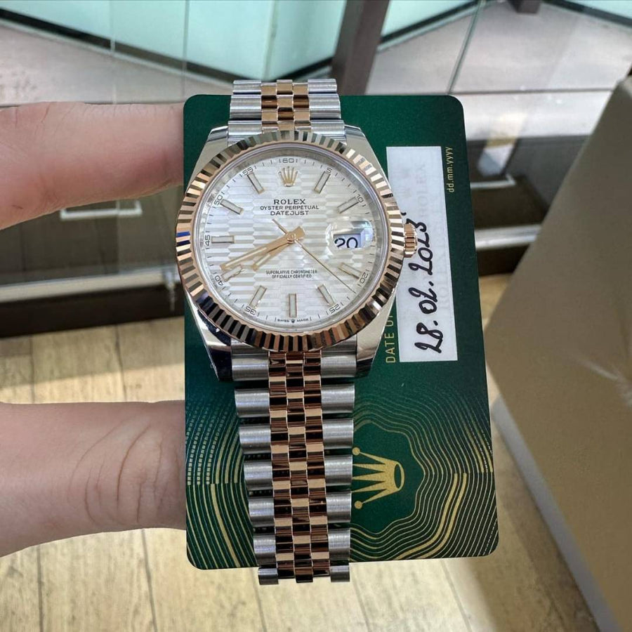 Rolex Oyster perpetual Date Just Automatic White
