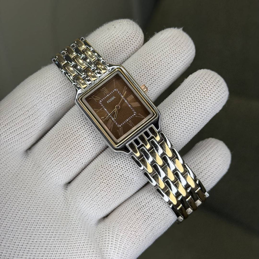 Fossil_Square_Twotone_Browndial_116