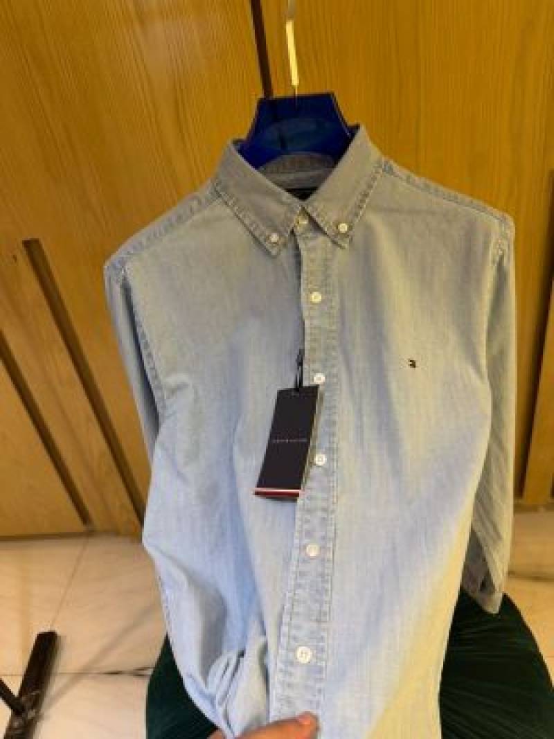 IMPORTED STORE ARTICLE DENIM SHIRT LIGHT BLUEx