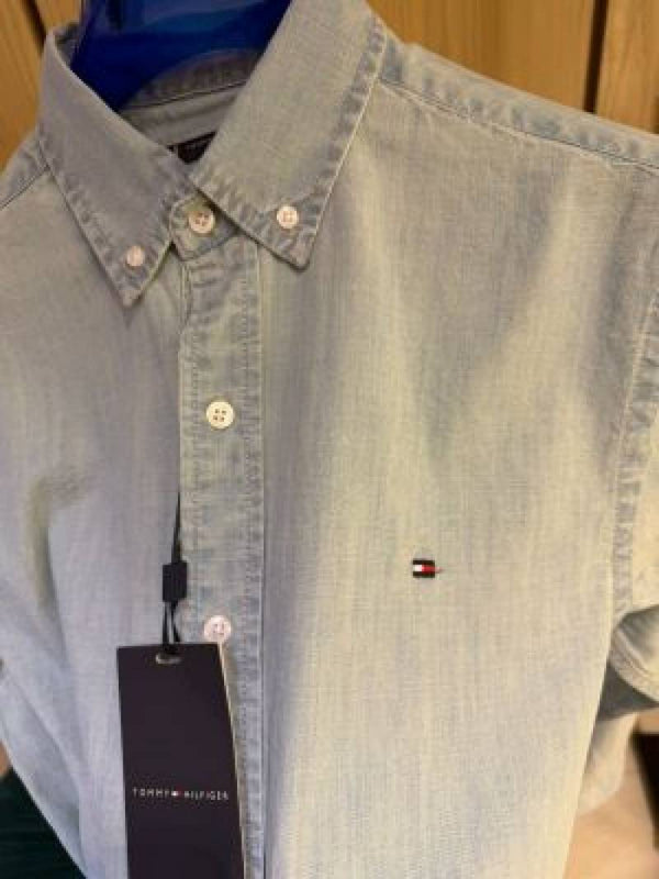 IMPORTED STORE ARTICLE DENIM SHIRT LIGHT BLUEx