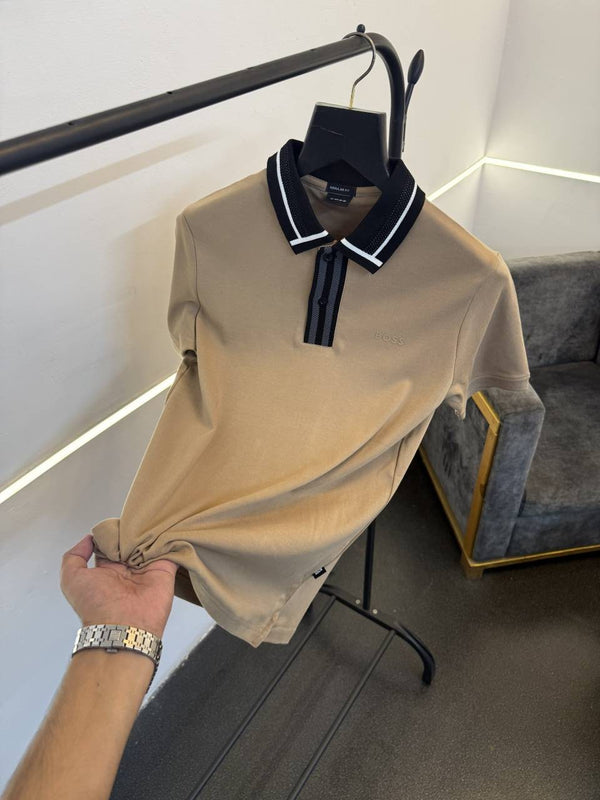Hugo bos imported polo tshirt beige Sale