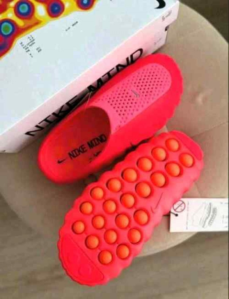 Nike Mind 001 Mules In Solar Red fix 2550