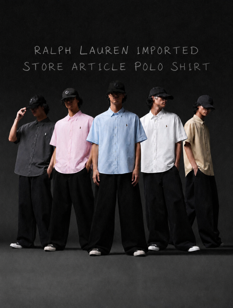 Ralph LAUREN P-OLO IMPORTED STORE ARTICLE SHIRT LINEN FABRIC