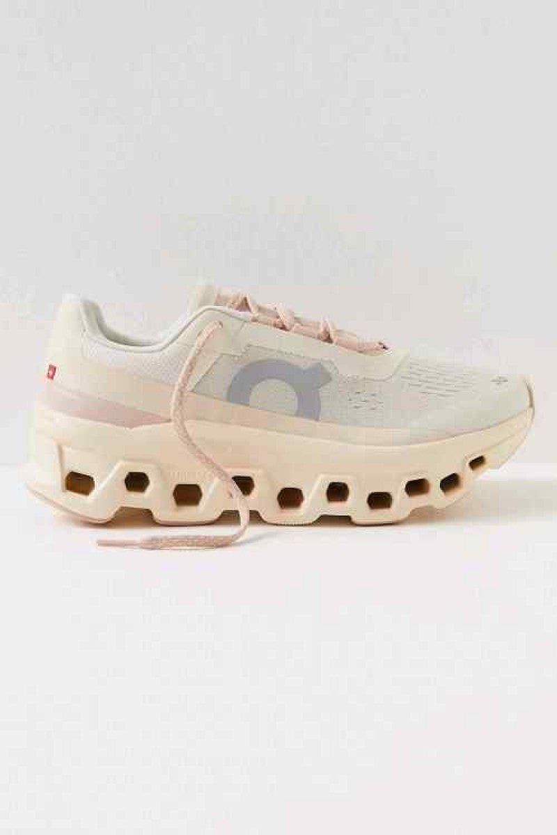 On CloudMonster Women Moon Fawn 1086
