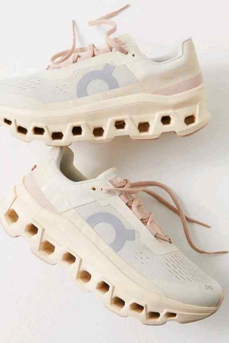On CloudMonster Women Moon Fawn 1086