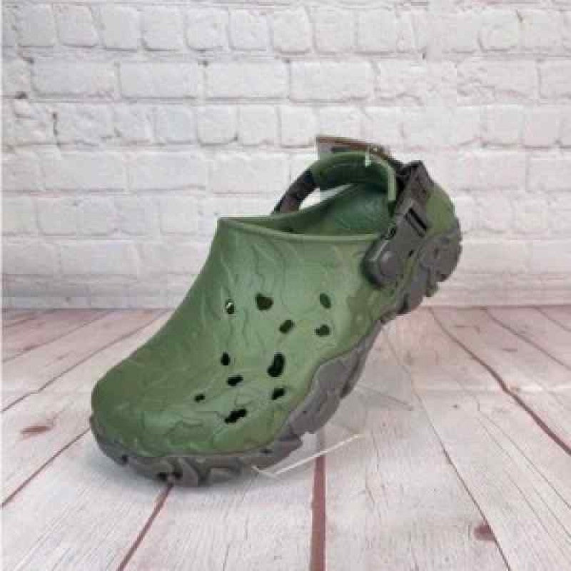 Crocs all terrain atlas army green clogs