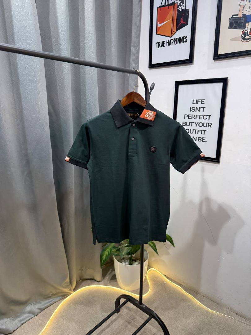 Loro piana bottle green imported luxury box pack Polo tshirt