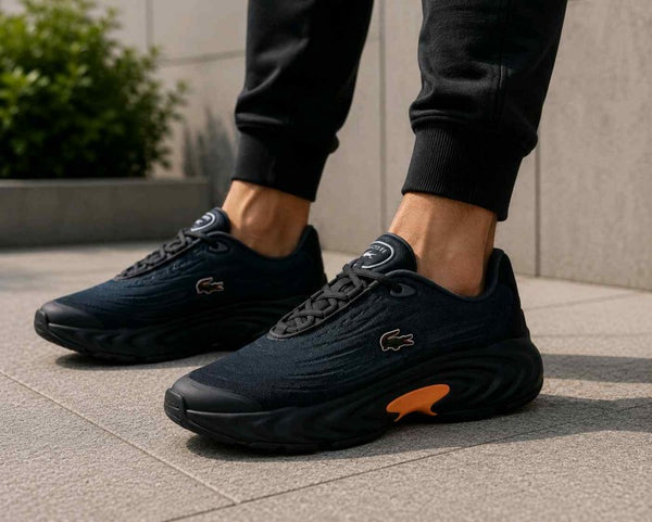 Lacoste Spinor Dark Gray and Orange 6132