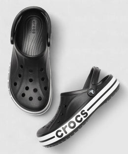 croc bayaband clog clogs black carry bag og box fix