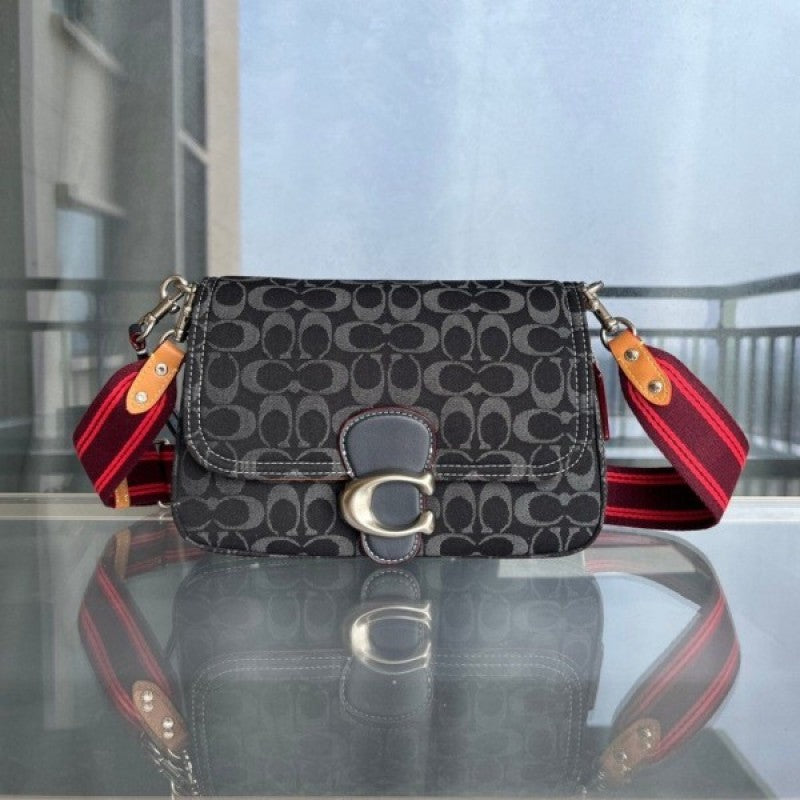 Coach_Soft_Tabby_Premium_Quality_Shoulder_Bag_With_OG_Magnetic_Box_&_Dust_Bag_&_2_Belts_(Black-643)