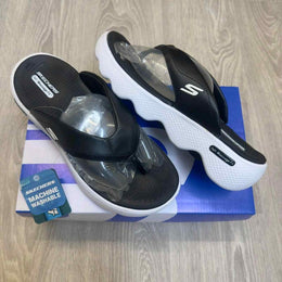 Skechers Massage Fit Footbed Black White Simplex