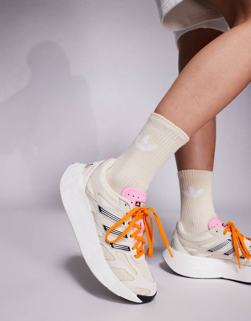 Adidas Adizero Aruku Wonder White orange