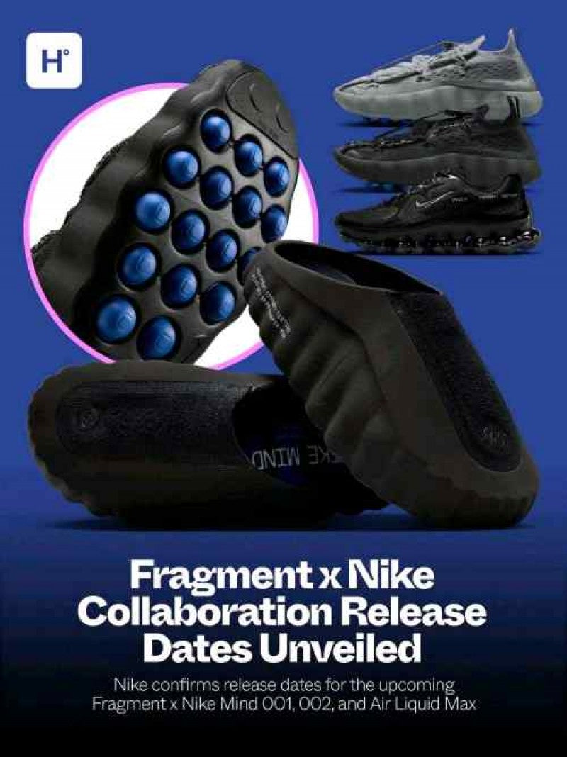 Nike Mind 001 X Fragment Black Fix