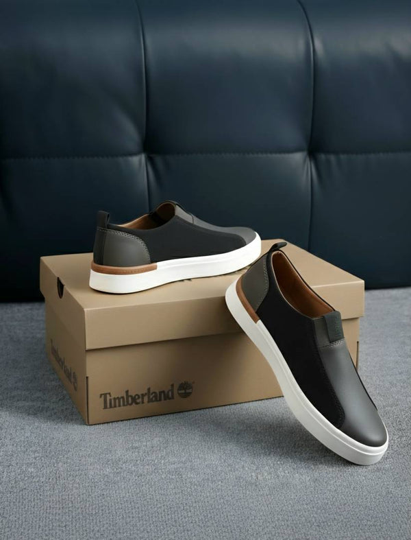TIMBERLAND SLIP ON SNEAKER BLACK GREY