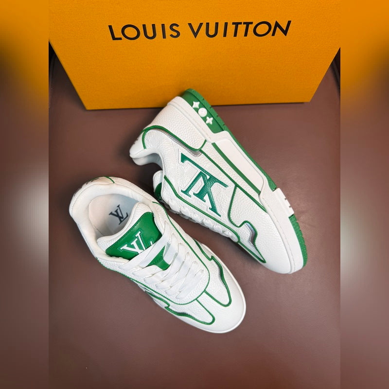 Louis Vuitton TRAINER 2026 WHITE GREEN
