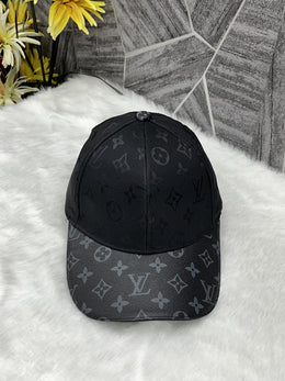 Louis Vuitton_Exibit_All_Black_MonoGram_Premium_Unisex_Cap_(With_Safety_Box)