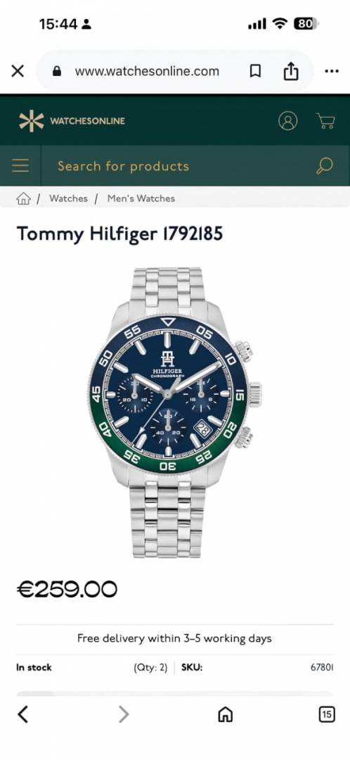 Tommy_yTH85 chronograph