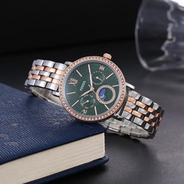 Fossil Es3121 Jacqueline Sun Moon Two-Tone-Copper-Green