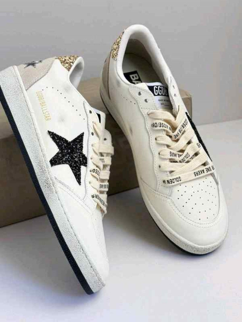 Golden Goose Ball star White Black Gold Ice 5087