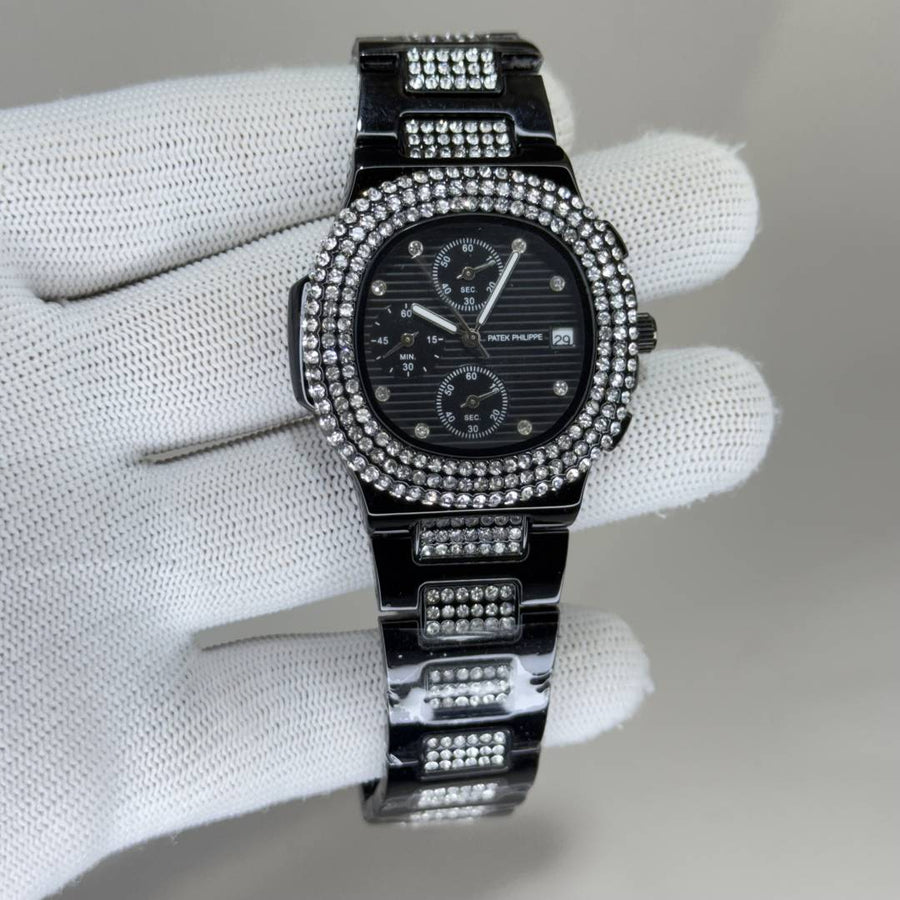 Patek Philipe_Diamond_Black