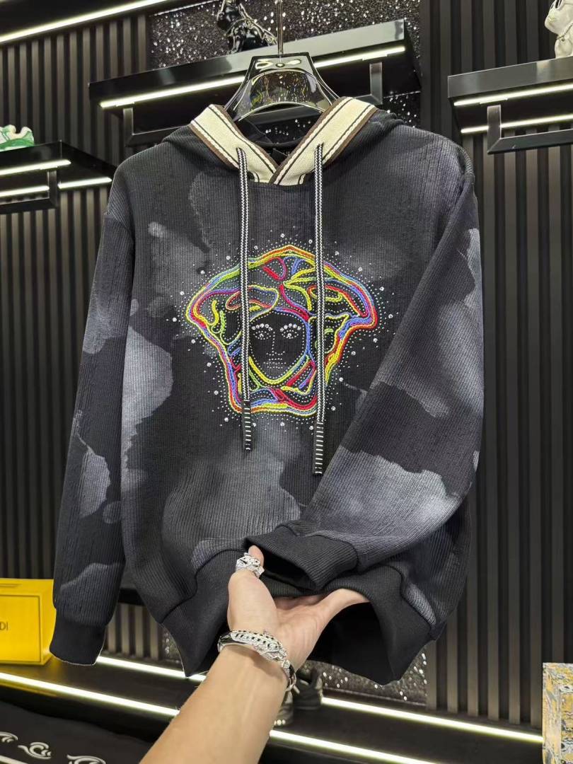 Versace IMPORTED HOODIE STORE ARTICLE BLACK