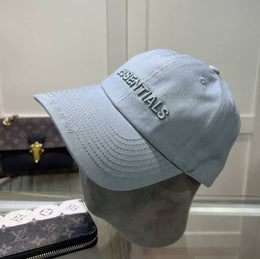 Essential Fear Of God Front Logo Blue Premium Unisex Cap (With Box)