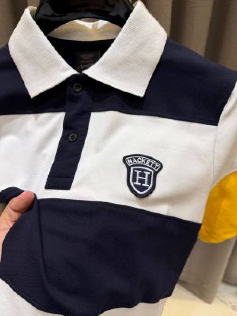 Hackett Chest Logo Polo T-shirt Mutli