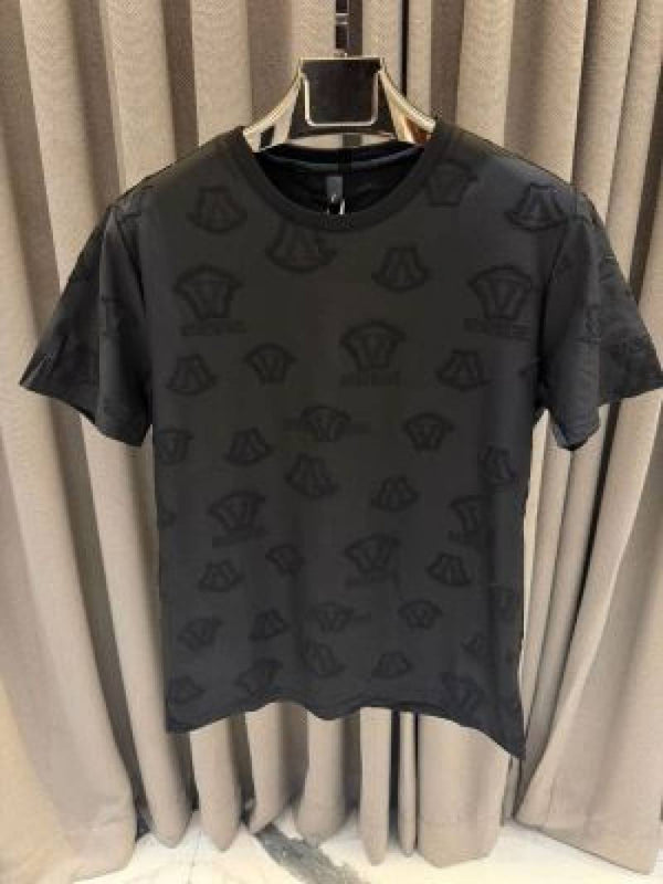 Versace_impoted Full Monogram t-shirt Black