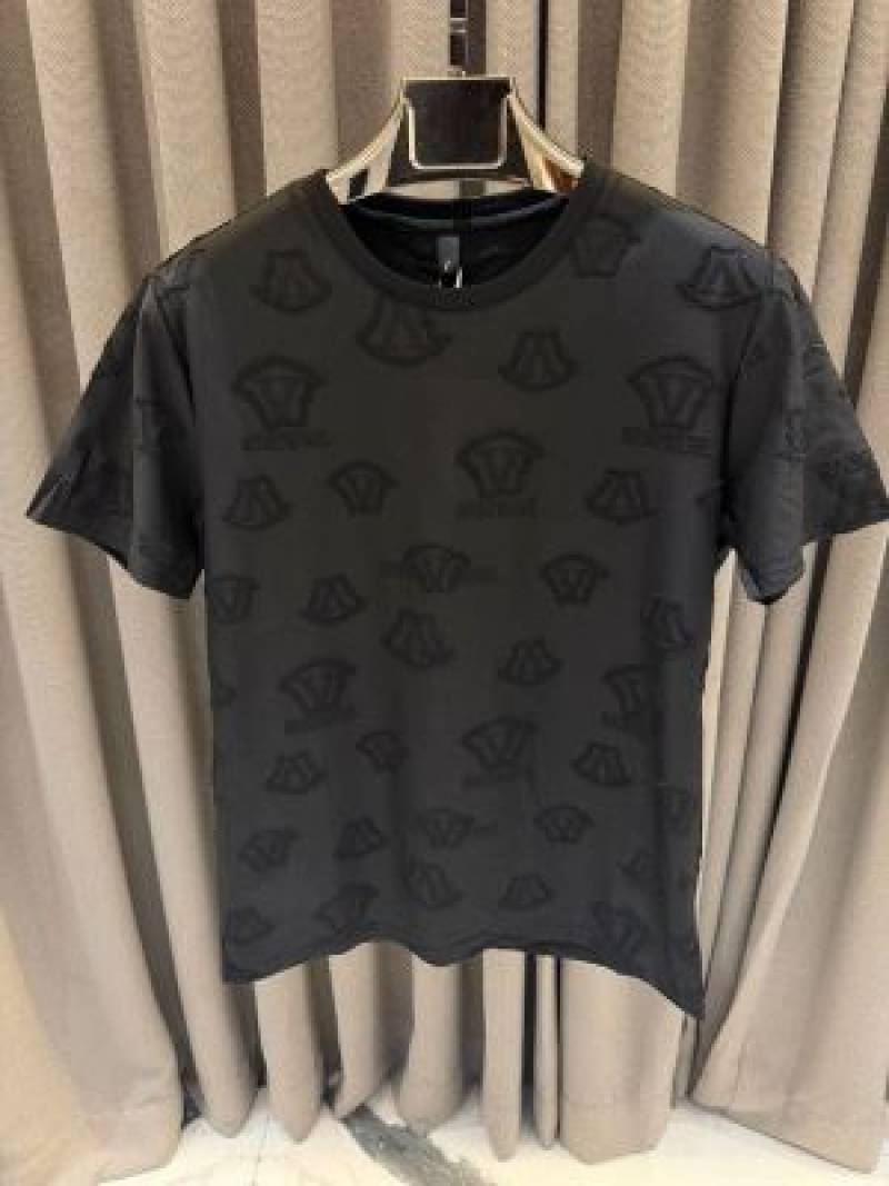 Versace_impoted Full Monogram t-shirt Black