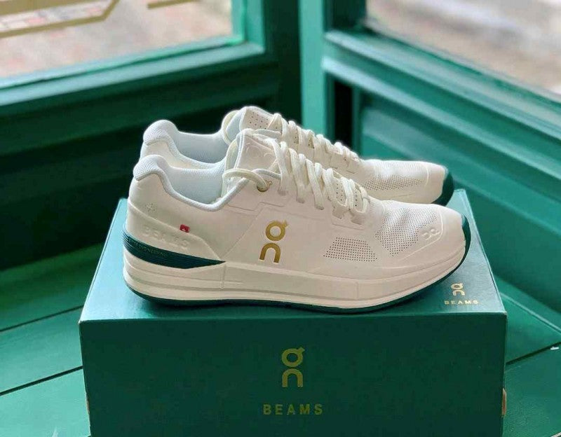 On Cloud The Roger Pro x BEAMS Ivory Evergreen