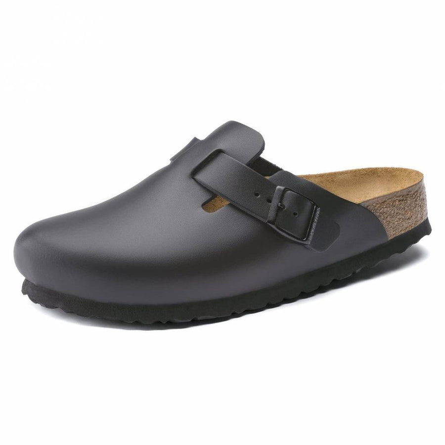 Birkenstock Boston Black Leather