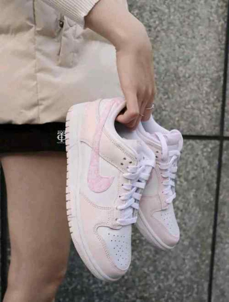 Nike sb dunk pink pasleiy for womens 510