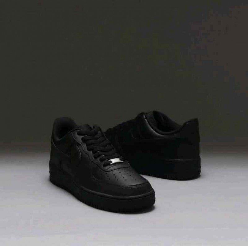 Nike Airforce 1 Black 1st Leather semi UA 1061