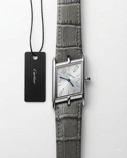 Cartier Tank Asymmetric Gray silver Dail