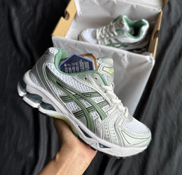 Asics gel kayano 14 white pure silver slate grey sage