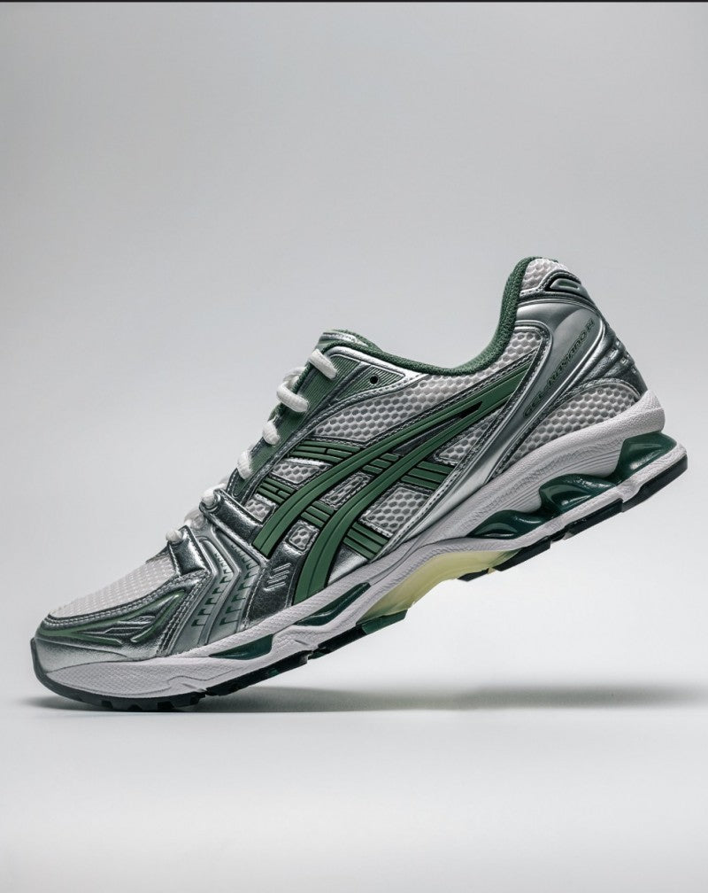 Asics gel kayano 14 white pure silver slate grey sage