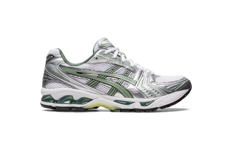 Asics gel kayano 14 white pure silver slate grey sage