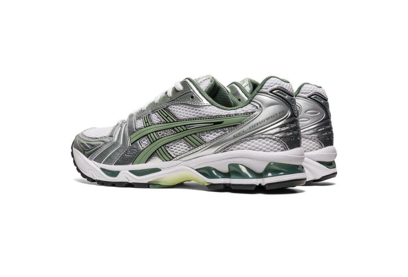 Asics gel kayano 14 white pure silver slate grey sage
