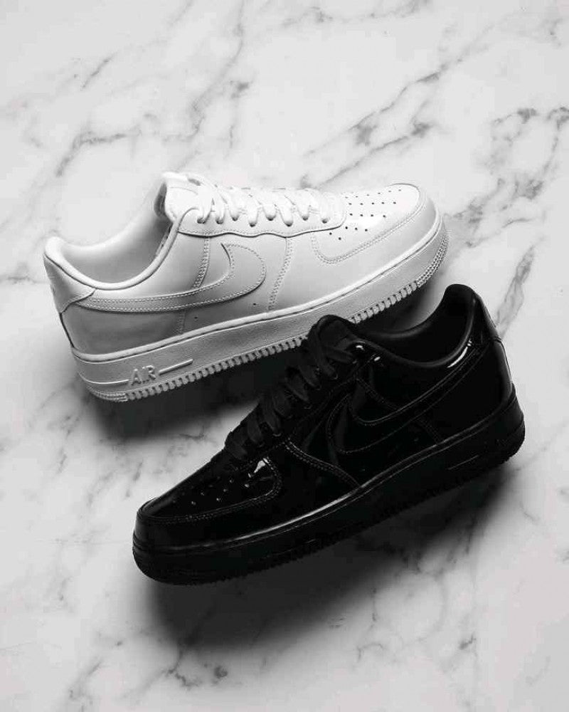 Nike Airforce 1 07 Black Patent 2617