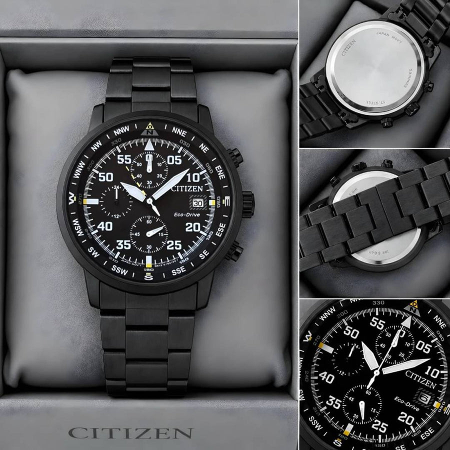Citizen Mens Eco-Drive Aviator Chronograph