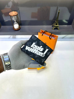 Louis Vuitton Black Wallet Premium Quality Fa 371