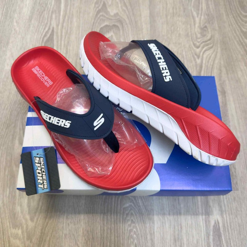 Skechers Go Recover Premium Navy Red White Simplex